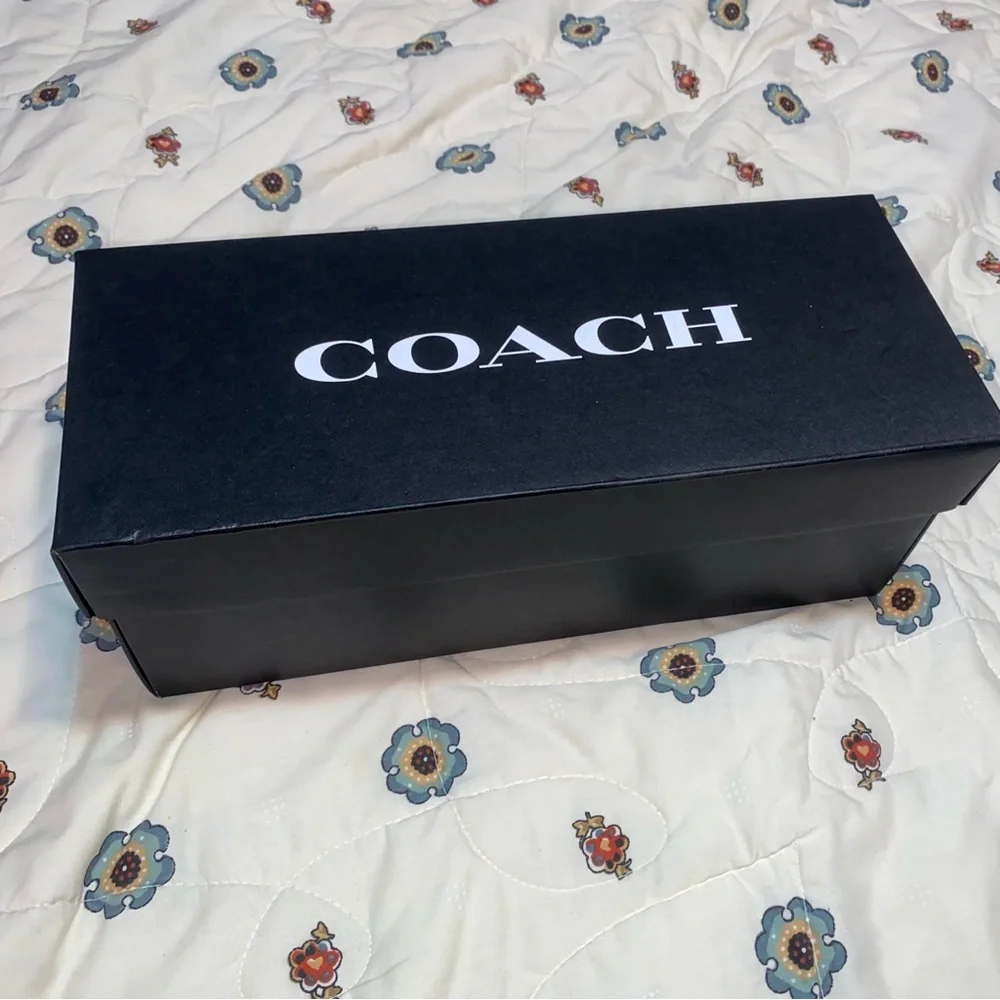 Coach Brandi Ballerina Patent Tip Black Leather Flats Sz.7B BRAND NEW - Picture 6 of 7